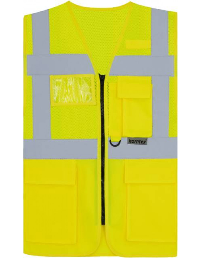 Vestă multifuncțională de înaltă vizibilitate